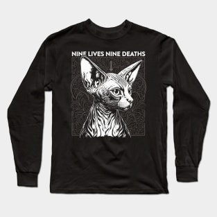 9 Lives 9 Deaths Long Sleeve T-Shirt